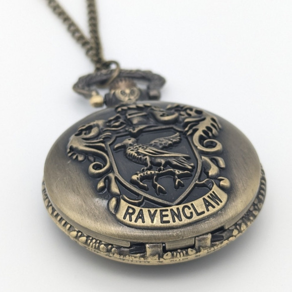 Harry Potter Ravenclaw NEW Gift Pocket Watch Hogwarts House Wizard - Picture 5 of 7